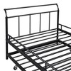 NicBex Metal Twin Size Daybed with Curved Handle Design and Twin Size Trundle for Bedroom,Living Room - image 4 of 4