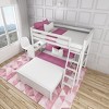 Max & Lily L-Shaped Twin over Full Bunk Bed with Desk - 4 of 4