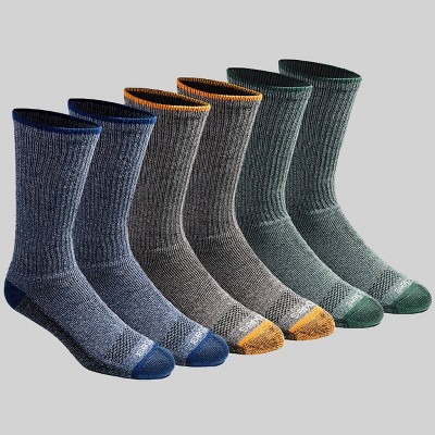 Dickies Men's Dri-Tech Tipped Crew Socks - 6-12