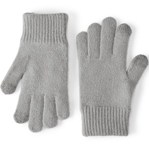 Lands' End Men's CashTouch Knit Gloves - 1 of 2