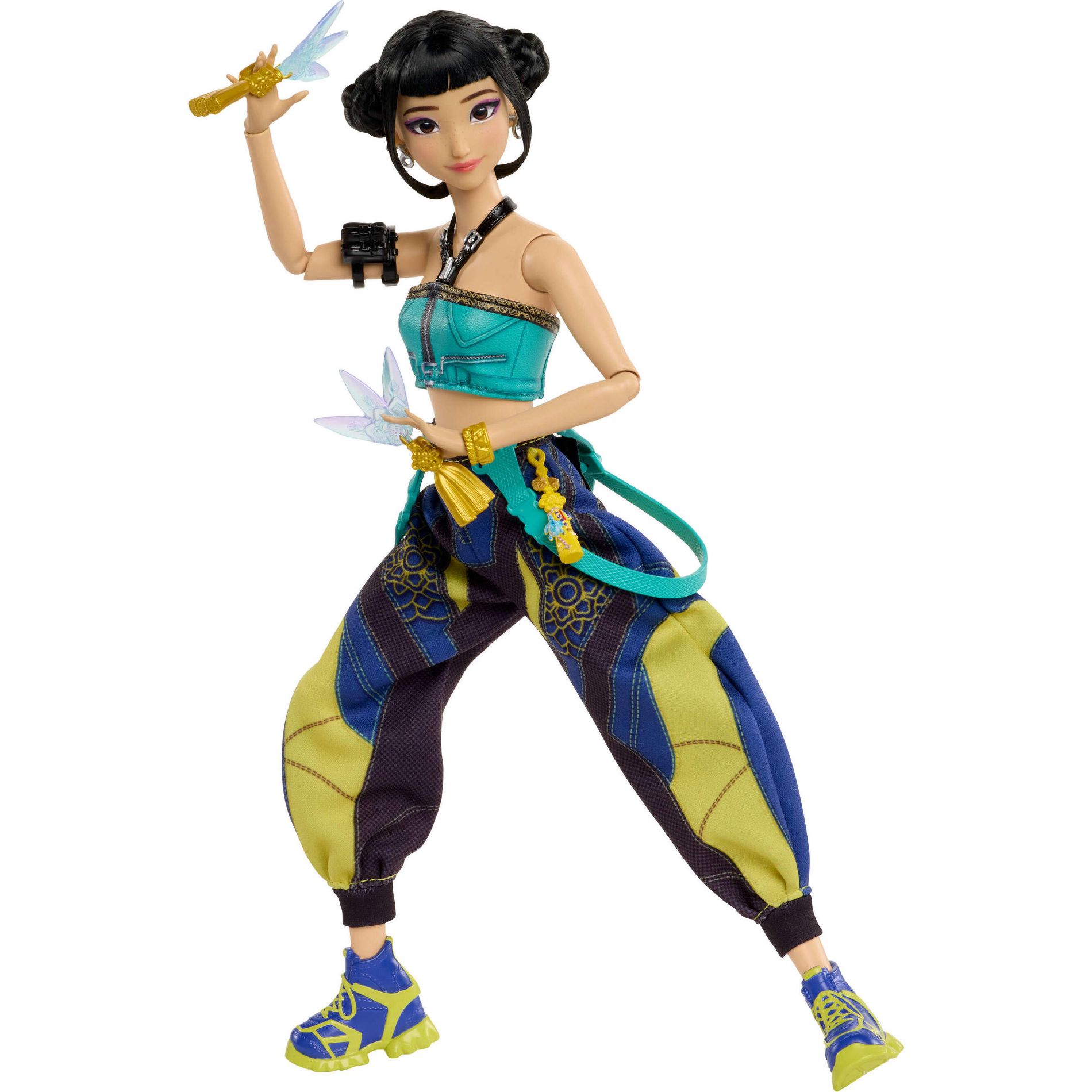KPop Demon Hunters HUNTR/X Zoey Fashion Doll in Removable Look with Themed Movie Accessories