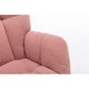 Zeus & Ruta 31.5 in.W Teddy Fabric Accent Rocking Gilder with High Backrest - 4 of 4