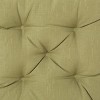 GDFStudio Bryson Outdoor Water Resistant Fabric Tufted Chair Cushion with Fasteners - 4 of 4