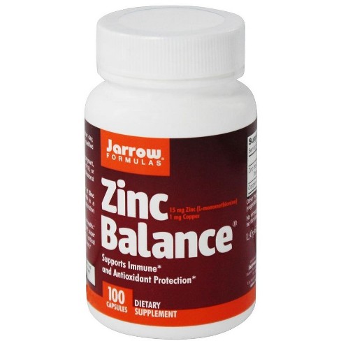 Jarrow Formulas Zinc Balance 15 Mg Supplement 100 Count Target