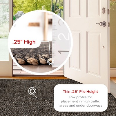 Charcoal Handmade Jute Blend 2' x 3' Area Rug