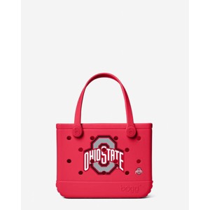 NCAA Ohio State Buckeyes Bitty Bogg Tote Bag: Sports Logo Vinyl Shoulder Handbag - 1 of 4