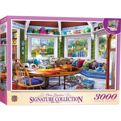 Masterpieces 3000 Piece Jigsaw Puzzle - Puzzler's Retreat - 32