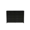 Jump Into Fun Modern 10-Drawer Wide Dresser, Large Storage Chest With Gold Handles For Bedroom, Closet & Living Room Organization - 3 of 4