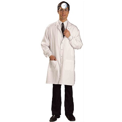 Forum Adult Doctor's Laboratory Coat Costume - One Size Fits Most - White