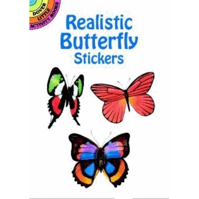 Realistic Butterfly Stickers - (Dover Little Activity Books) by  Jan Sovak (Mixed Media Product)