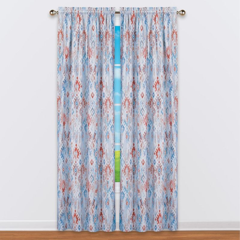 Collections Etc Southwest Curtain Panel, 2 of 4