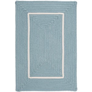 Colonial Mills Doodle Edge FY32 Sample Swatch Area Rug, 14" x 17", Light Blue - 1 of 1