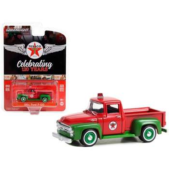 1954 Ford F-100 Truck Red and Green "Texaco Celebrating 120 Years" "Anniversary Collection" 1/64 Diecast Model Car by Greenlight