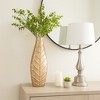 Decorative Metal Leaf Vase for Living Room Decor - Elegant Flower Vase for Bedroom, Entryway, and Home Decor - 3 of 4