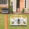 Big Dot of Happiness Little Bumblebee - Bee Birthday Party Yard Sign Lawn Decorations - Happy Birthday Party Yardy Sign - 2 of 4