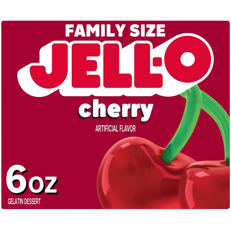 JELL-O Kraft Cherry - 6oz, 1 of 9