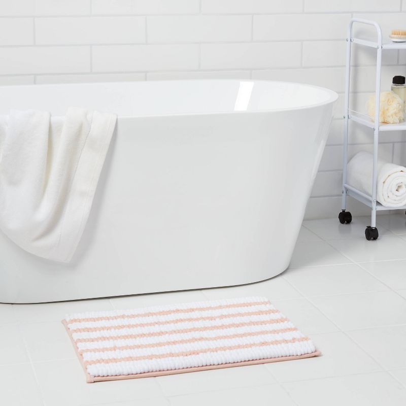 Chunky Chenille Memory Foam Bath Rug - Room Essentials™, 3 of 18