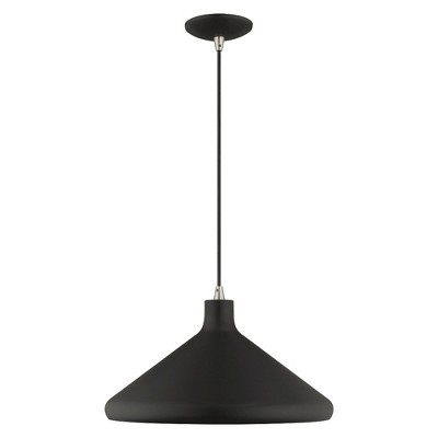 Black and Gold Aluminum Mini Pendant Light