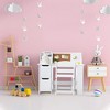 Acekool Kids Desk and Chair Set, Ergonomic Study Table with Bookshelf, Bulletin Board, Cabinets, Adjustable for Boys & Girls, Easy Assembly - 4 of 4