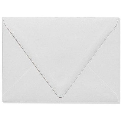 LUX A7 Contour Flap Envelopes 5 1/4 x 7 1/4  White - 100% Recycled 1880-WPC-50