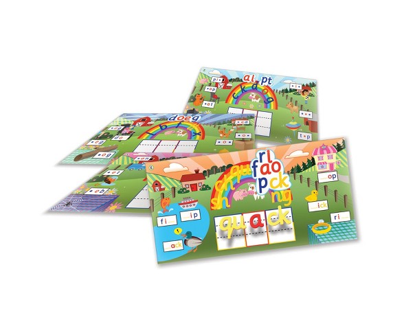 Junior Learning&#174; Rainbow Phonics Word Farm Landscapes 6ct