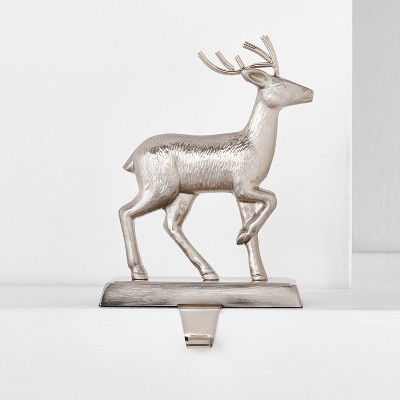 Metal Buck Stocking Holder Silver - Wondershop™