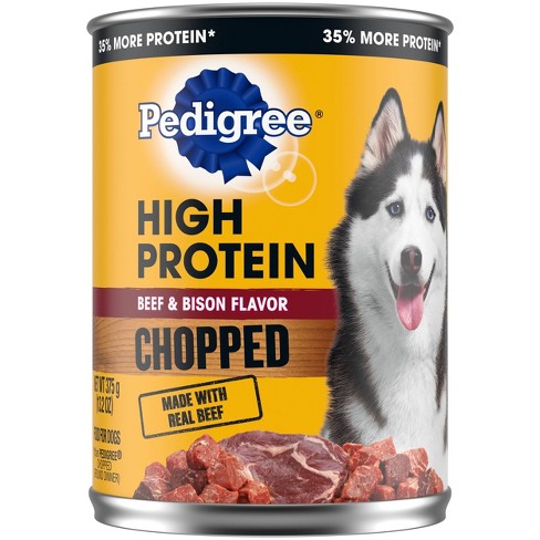 what dog food has the most meat