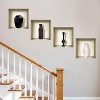 HomeRoots Set of Four Mac Faux Niche 3D Peel and Stick Wall Decals - 2 of 4