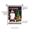 Evergreen Gnome for the Holidays Garden Suede Flag 12.5 x 18 Inches Indoor Outdoor Decor - 3 of 4