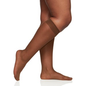 Berkshire 3 Pair Pack Queen All Day Sheer Knee High with Sandalfoot Toe - 6729 - 1 of 1