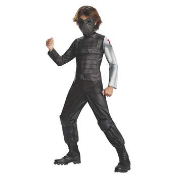 Disguise Boys' Classic Marvel Winter Soldier Jumpsuit Costume - Size 4-6 - Gray