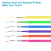 Unique Bargains Medium Point Glitter Coloring Gel Pen Refills for Retractable Click Pens 24 Pcs - 4 of 4