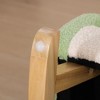 NicBex Toddler Rocking Chair Solid Wood Frame, Faux Lambswool Fabric, Kids Armchair for Nursery & Playroom, Non-Toxic for Ages 1-3 Years - 2 of 4