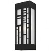 Livex Lighting Malmo 2 - Light Wall Light in  Textured Black - 4 of 4