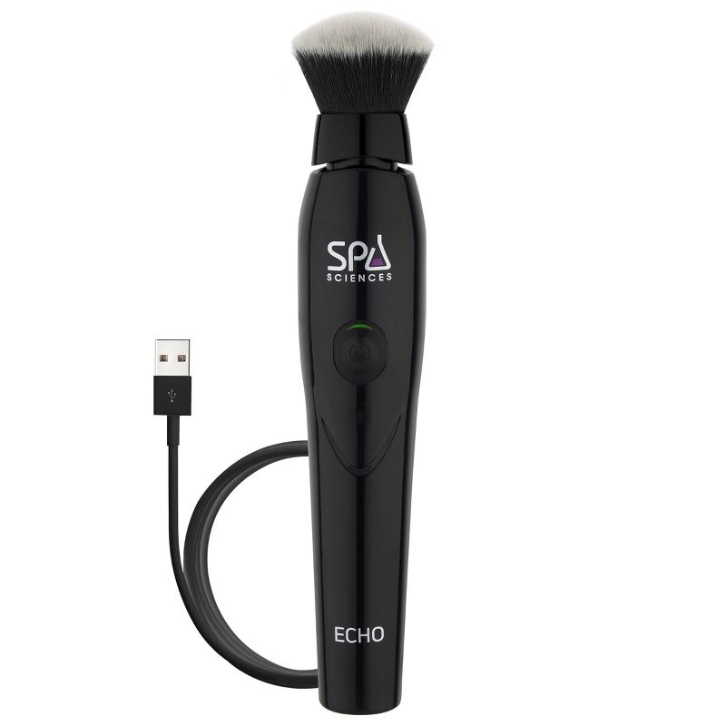 Spa Sciences ECHO Sonic Makeup Brush with Antimicrobial Bristles, 1 of 10