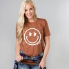 Simply Sage Market S.W.Smiley Lightning Bolt Smiley Face  Short Sleeve Tee - 2 of 4