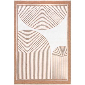 Nuloom Malayah Pet Friendly Premium Reversible Machine Washable Geometric Area Rug - 1 of 4