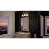 Urban Ambiance Luxury Contemporary Bath Light 8.5''H x 23.5''W,  Midnight Black Finish,  Louisville Collection, UHP4330 - 2 of 4