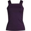 Lands' End Women's Chlorine Resistant Cap Sleeve High Neck Tankini Swimsuit Top - 3 of 4
