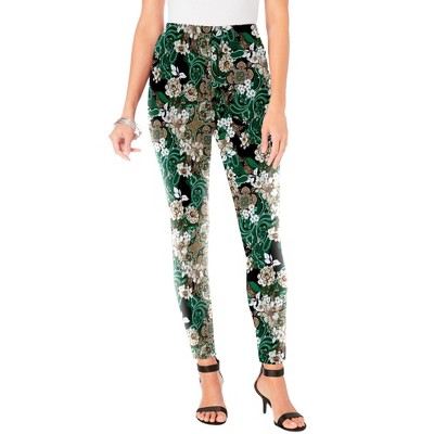 Roaman's Women's Plus Size Ankle Length Essential Stretch Legging