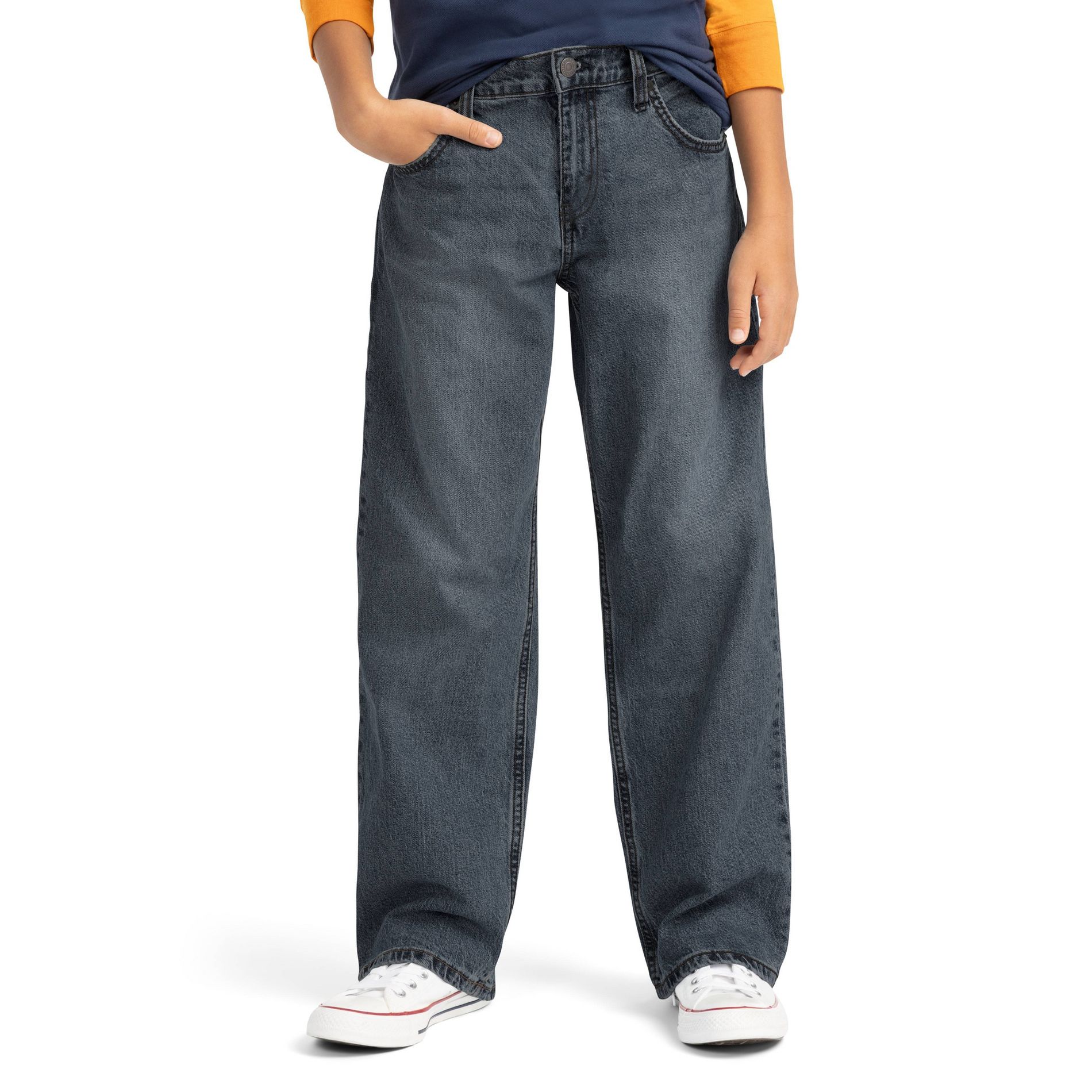 Levi's® Boys' Bootcut Relaxed Fit Jeans - Dark Wash 12