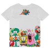 Spongebob Squarepants Boys Shirt - Spongebob, Mr krrabs, Squidward Tee - Classic Spongebob Front and Back Patch T-Shirt (Light Blue, 10/12) - 2 of 4