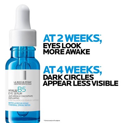 La Roche Posay Hyalu B5 Anti-Wrinkle Concentrate Repairing Repluming Eye Serum - Travel Size - 0.50 fl oz: Paraben-Free, Alcohol-Free