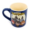Silver Buffalo Harry Potter Chibi Trio Scene Ceramic Mug | Holds 14 Ounces - 2 of 4