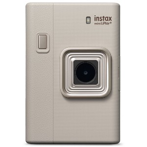 Fujifilm instax Mini LiPlay+ Hybrid Instant Camera - Sand Beige
