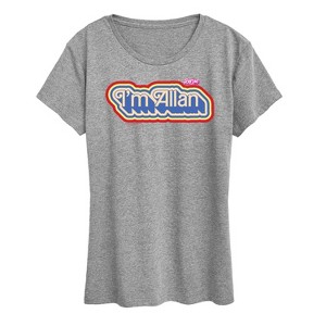 Women's - Barbie - I'm Allen Short Sleeve Graphic T-Shirt - 1 of 4