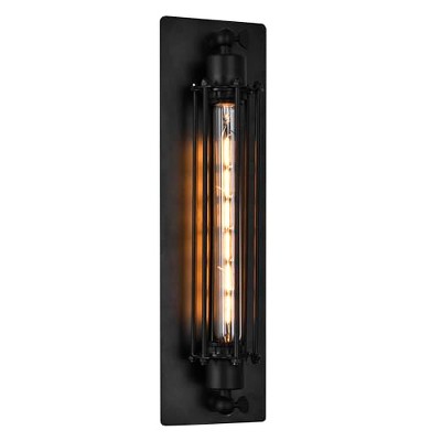 CWI Lighting Kiera 1 Light Wall Sconce With Black Finish