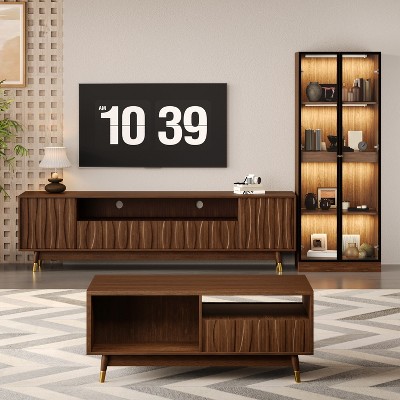 ATJafurn 3-Piece Entertainment Center