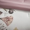 Sapphtopaz Comforter Set 8 Piece Bedding Sets Cotton Elegant Large Floral Pattern Printing Design with Tufted Pillow Quilt Set - 2 of 4