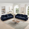 AENKYO Oversized Modular Sofa Set with Removable Ruffles & Ottoman, Large Seater, Deep Seat Corner Sofa with Chenille Fabric for Office, Living Room - 4 of 4
